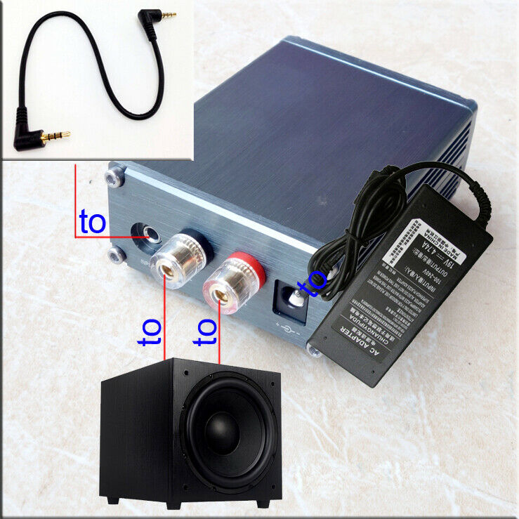 QingFeng B3 100W subwoofer full frequency audio power amplifier using two NE5532
