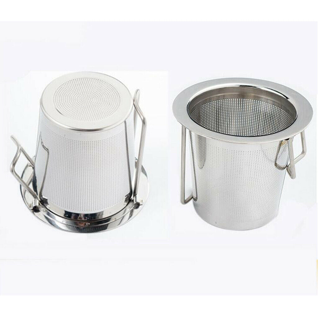 Stainless Steel Tea Infuser Strainer With Long Teapot Hanging Handle
