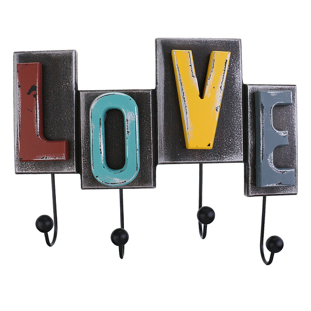 1 Lot Wall Hook (LOVE) for Hanging Jewelry / Keys / Clothing / Bag