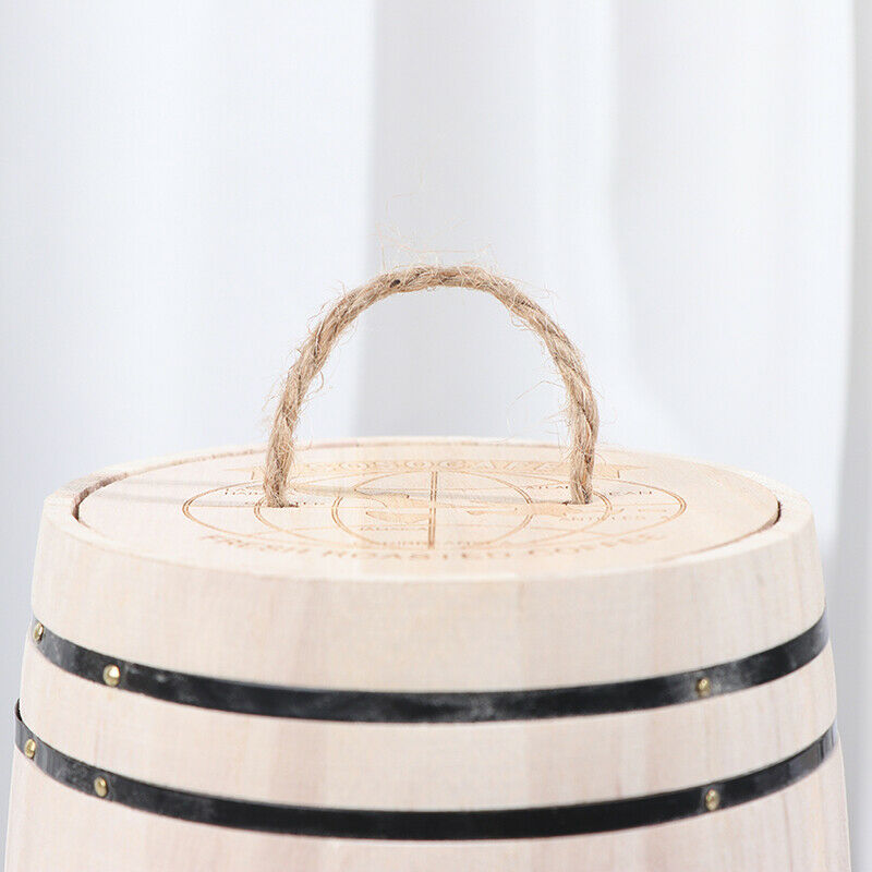 Natural Wooden Coffee Bean Container Food Storage Bottles Coffee Beans Barre DF