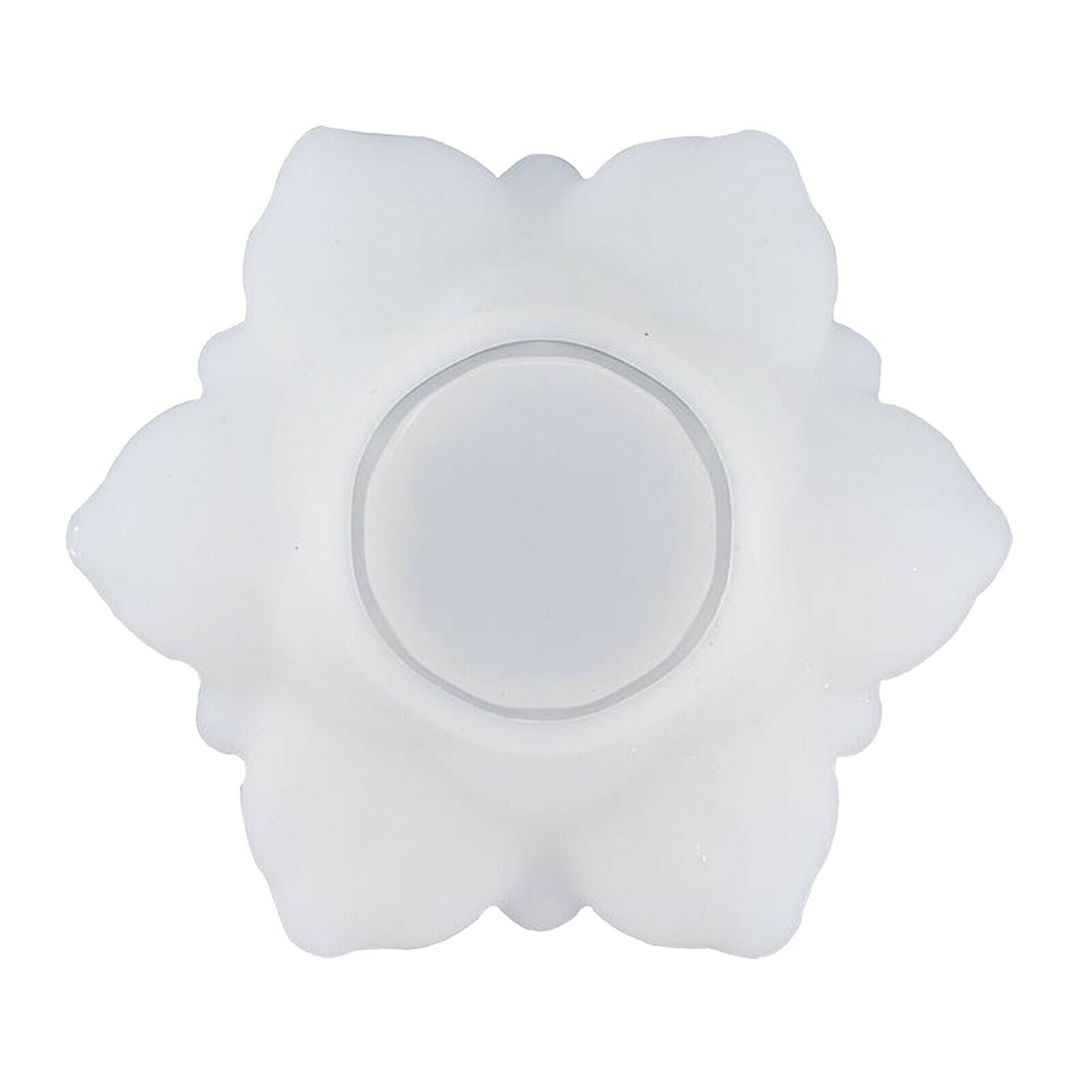 Silicone Lotus Shape Tealight Candle Holder Mold Candlestick Mould DIY