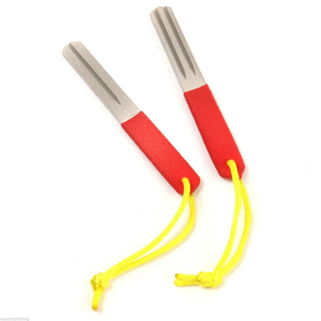 Durable Diamond Fishing Hook Pen-File Sharpener Double Side Hook Hone Sharpening