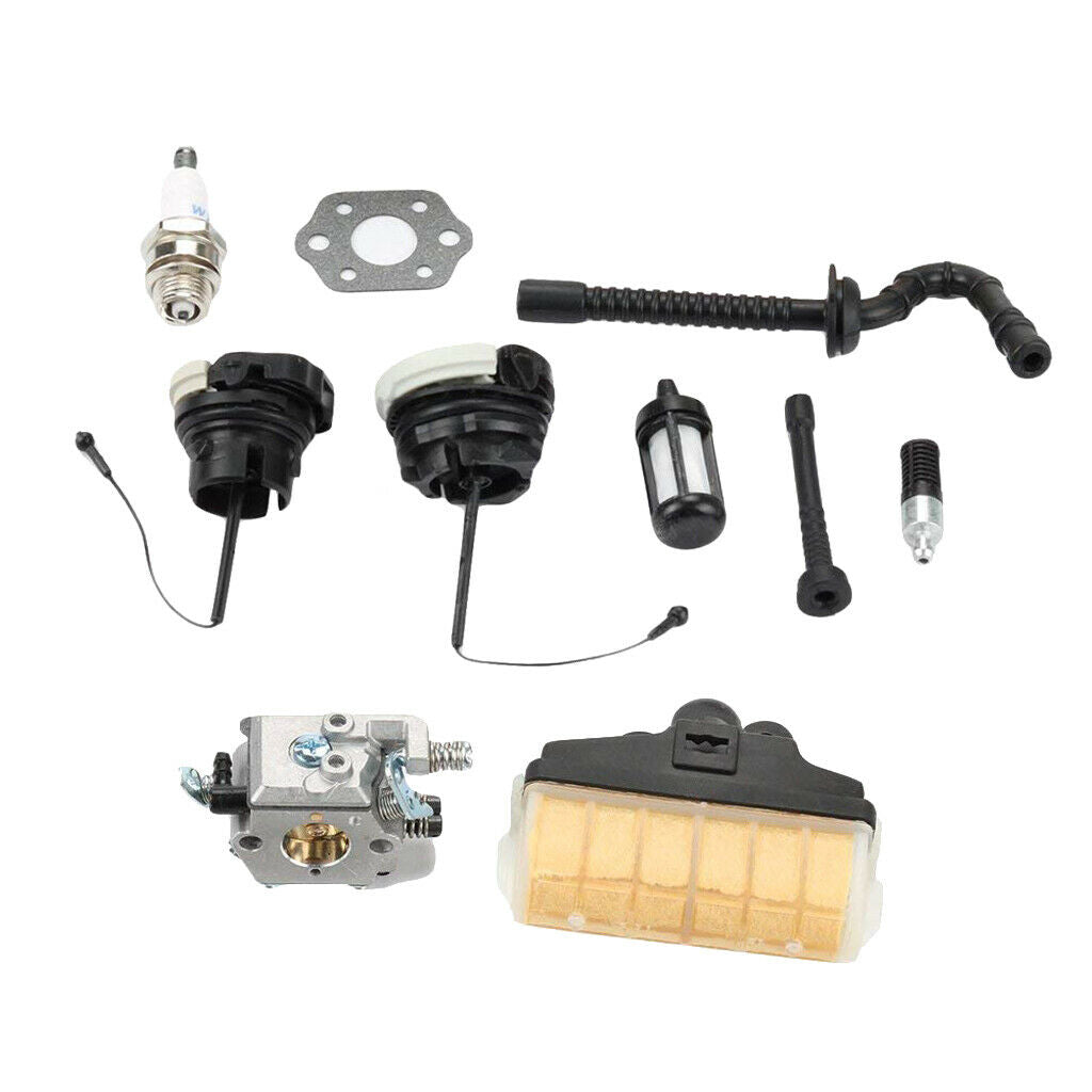 Carburetor Air Filter Fuel Oil   Hose Tube Tune Up Kit for Stihl WT286