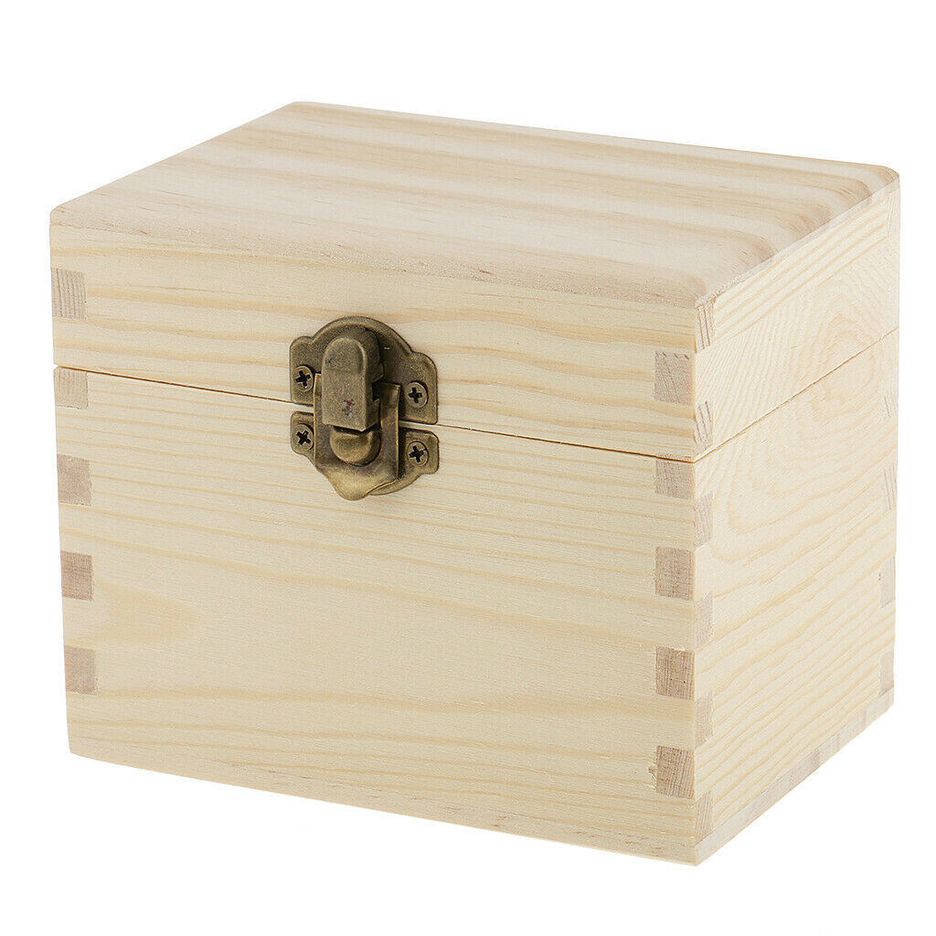 Essential Oil Storage Organizer Box for 6 Bottles, Wooden Oil Case Holder for