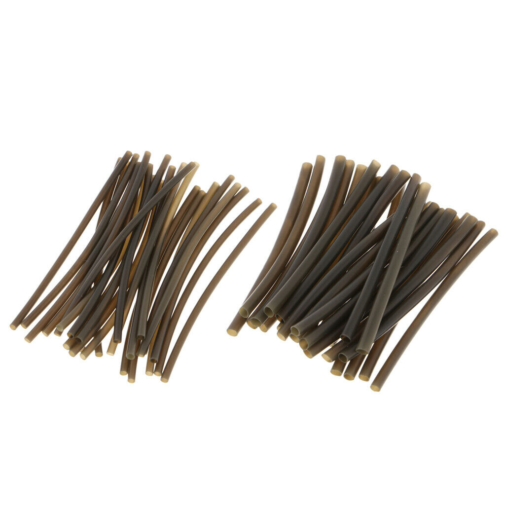 50pcs Rig Rubber  Shrink Tube Deep Sea Fishing Soft Rubber Fishing