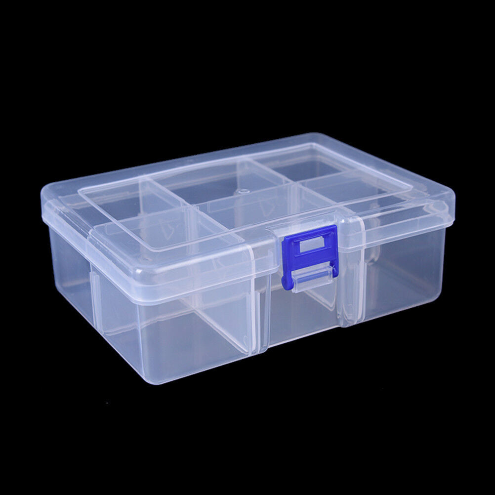 Big 6 compartments fishing lure tackle hook bait storage box container cas.l8