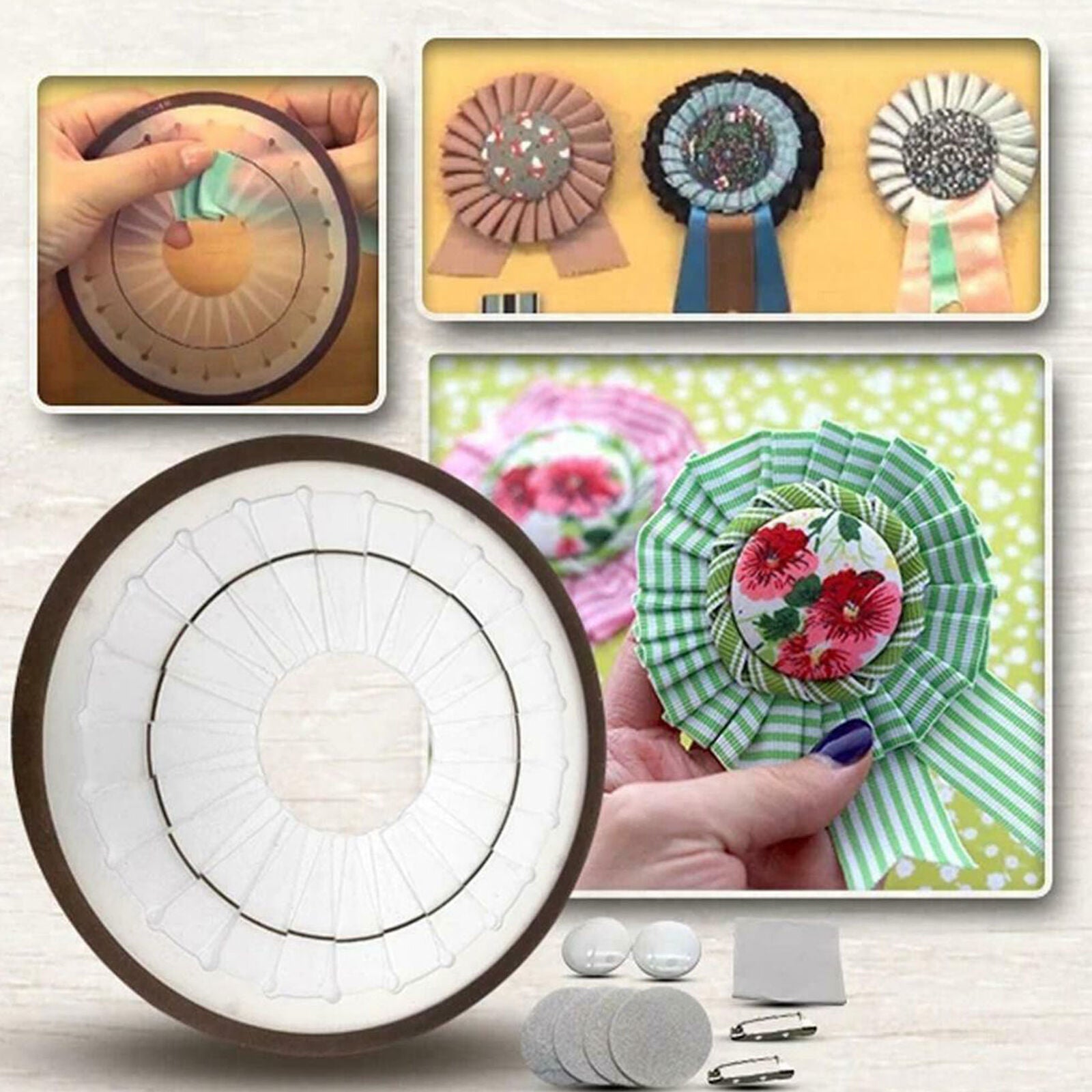 Professional Rosette Maker Large Round Extra Large Yo-Yo Maker DIY Tool