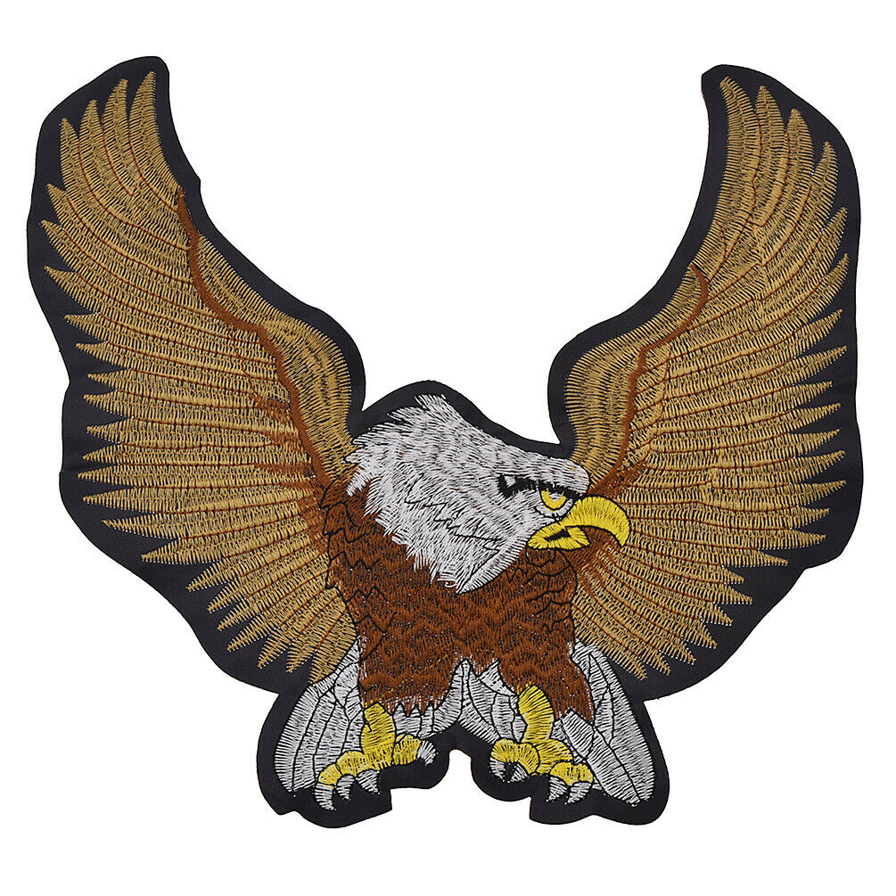 Animal Eagle Embroidered Patches Iron on Applique Badge Sewing Embellishment DIY