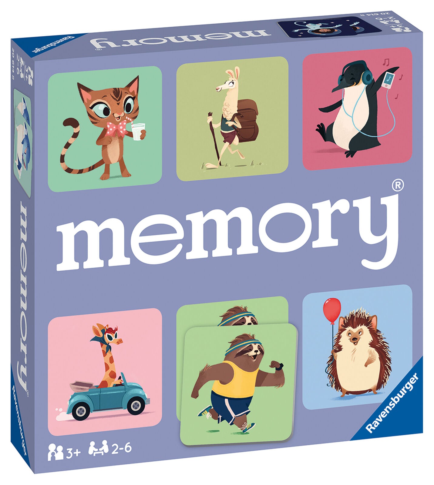 20614 Ravensburger Happy Animals Large Memory Snap Match Game Children Age 3yrs+