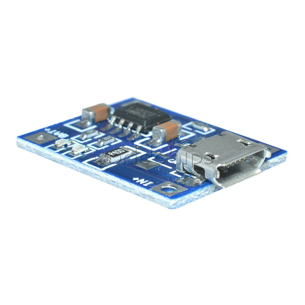 5PCS MICRO USB TP4056 5V 1A 18650 Lithium Battery Charging Module Board