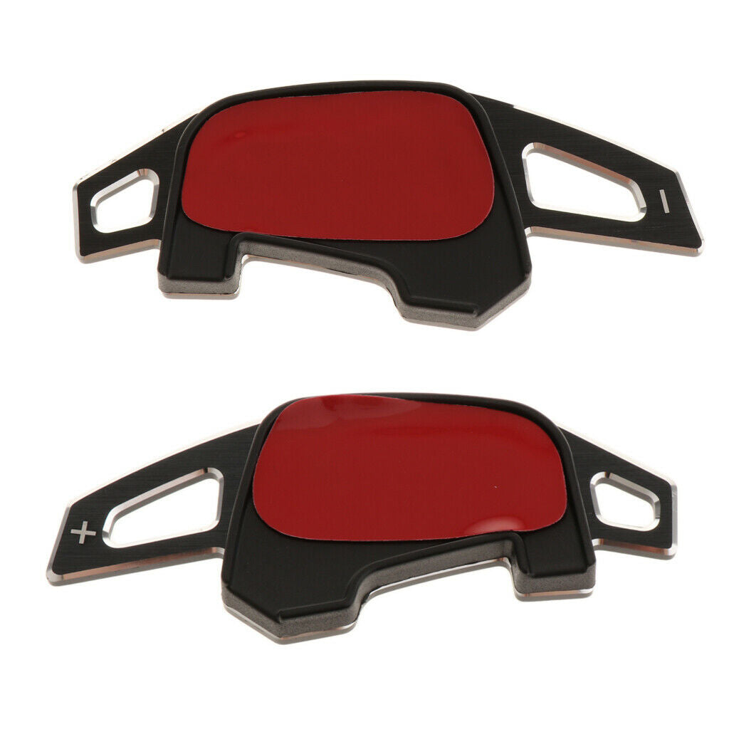 Pair Aluminum Gear Shift Steering Wheel Extension Paddle Shifter For VW MK7