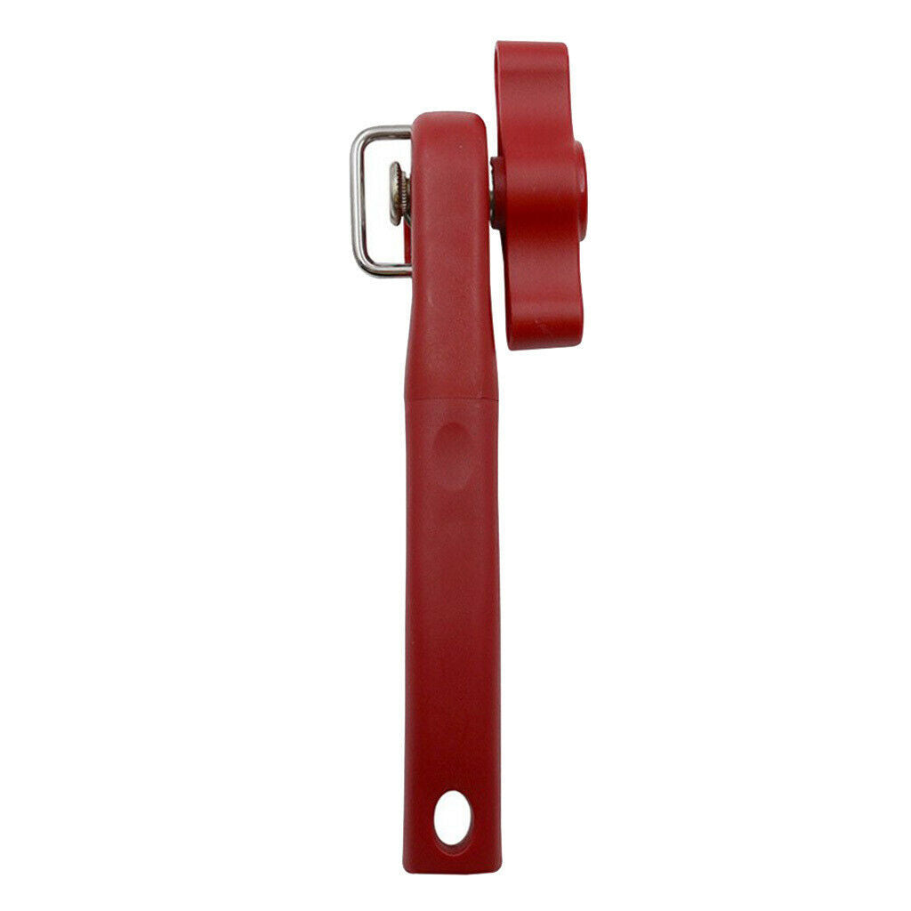 Manual Safe Cut Smooth Edge Can Opener Plastic Side Cut Red