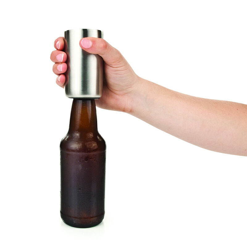 Easy Bottle Opener Stainless Steel Automatic Beer Cap Wine Bar Waiter Tool  Kt