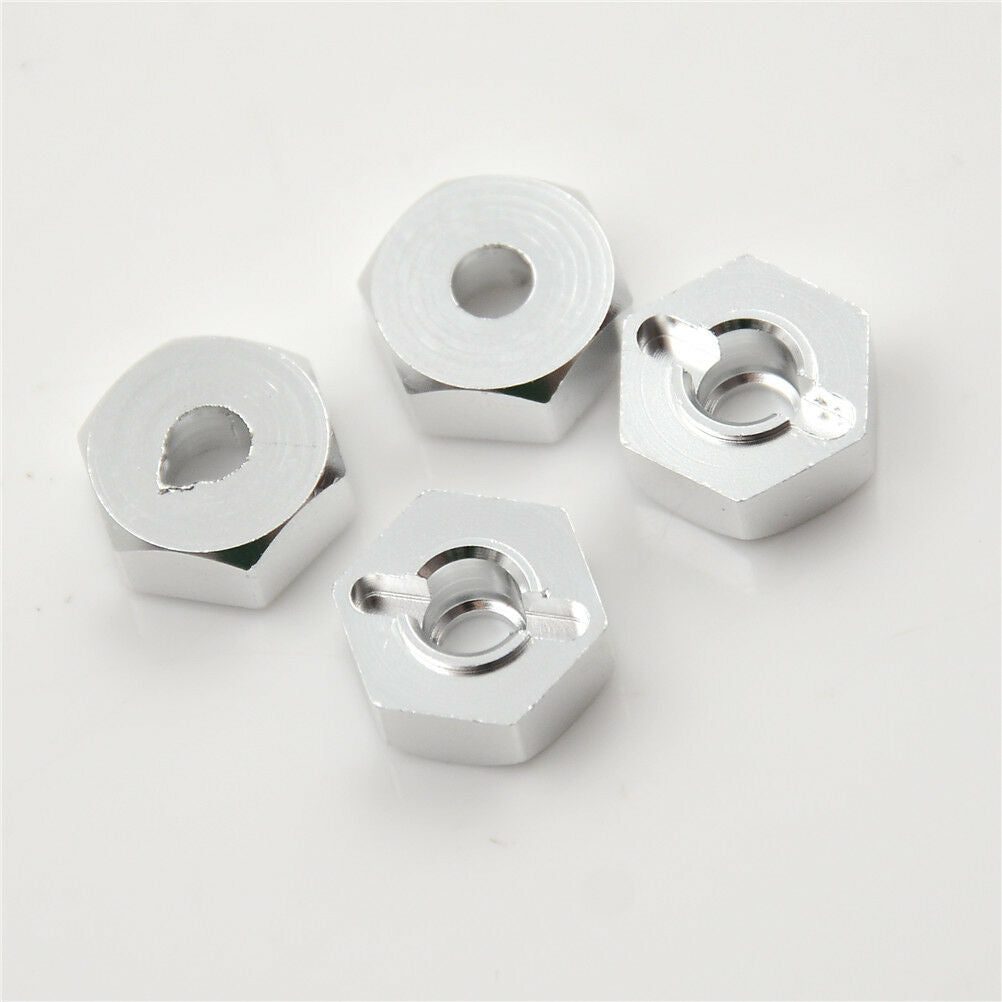 1:10 5MM Thickness 12mm Wheel HEX 5.0 Hubs Drive Adaptor Pins & Screws DD