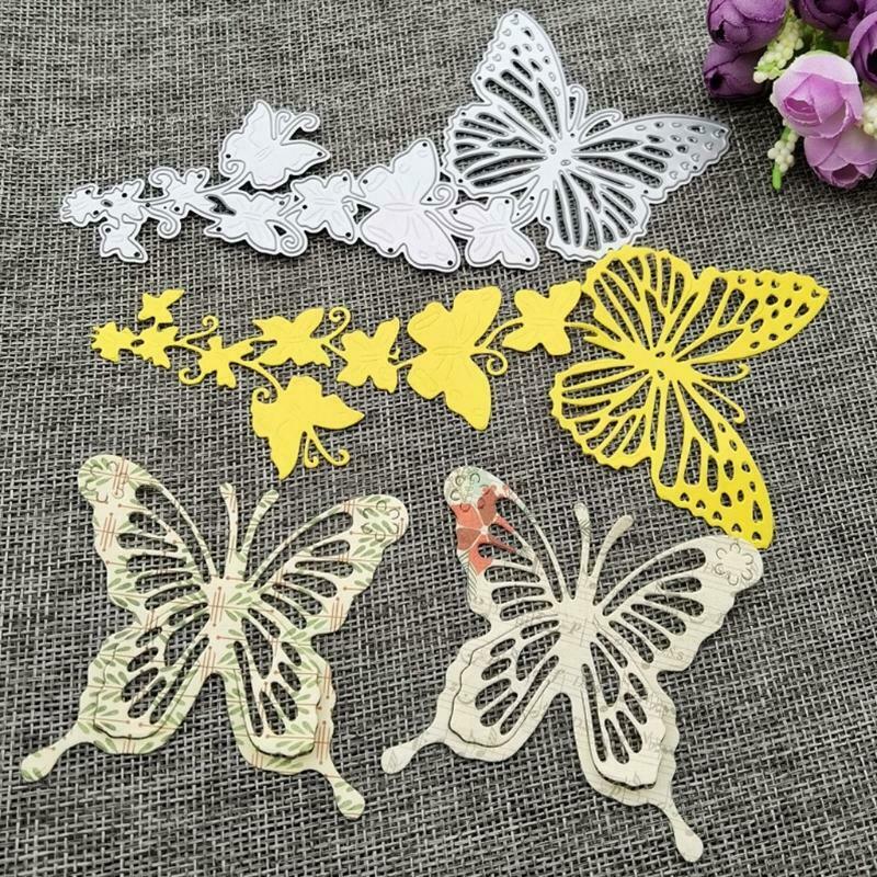 Butterfy Metal Cutting Dies Stencil DIY Scrapbooking Album Paper Card Template