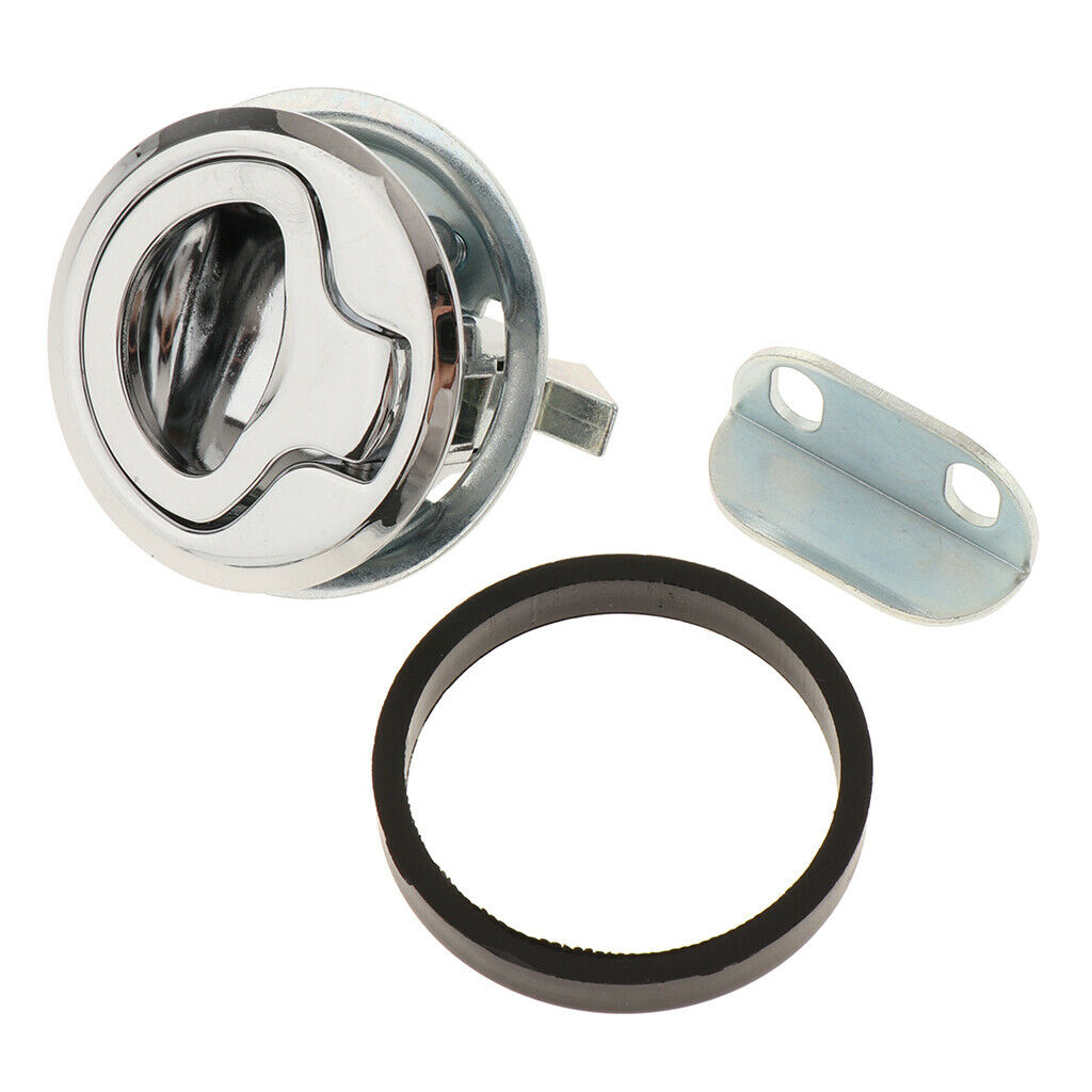 Marine Grade Stainless Steel Round Hatch Flush Boat Hatch Lift Ring 45x15mm, 3