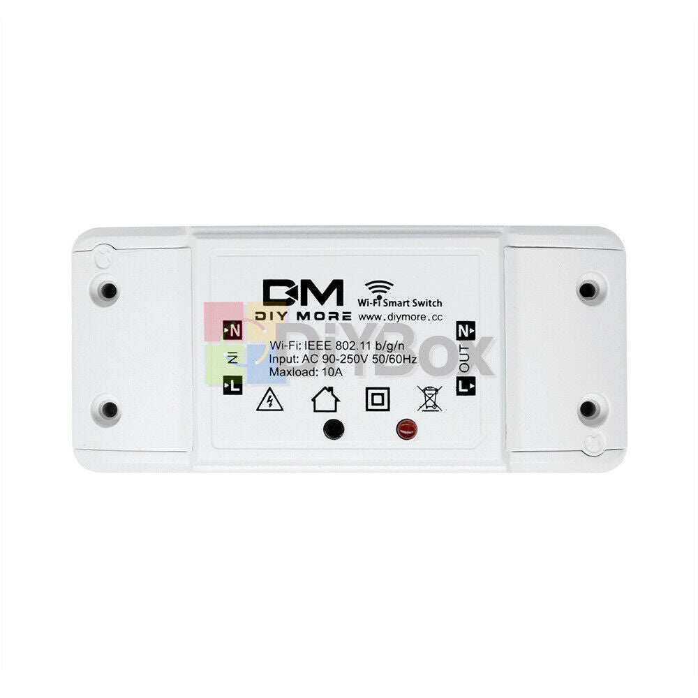 Wi-Fi Wireless Switch Fit For Smart DIY WiWith ABS Shell Mobile APP Timer Socket