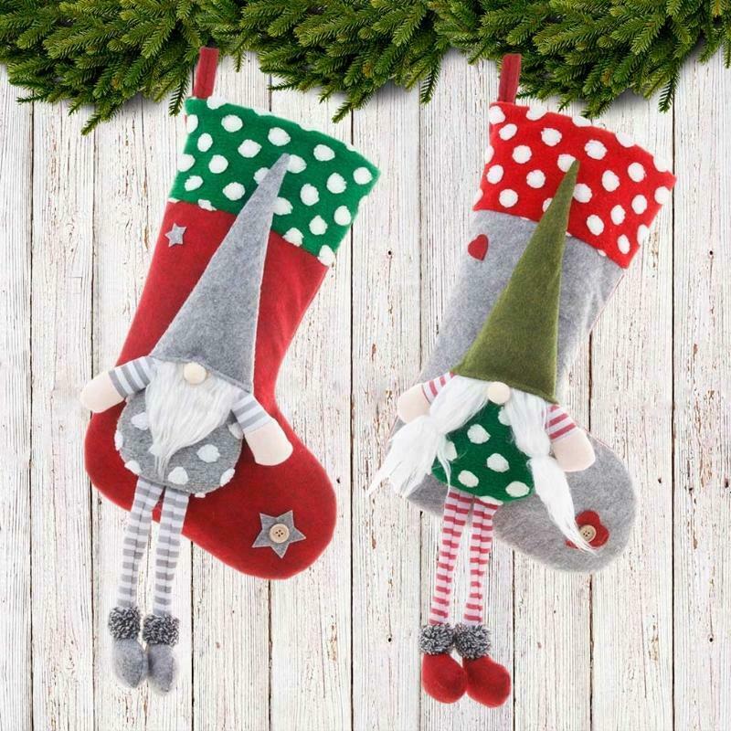 Dwarf Gnome Pattern Christmas Tree Stock Decoration Pendant Decor Home Ornaments