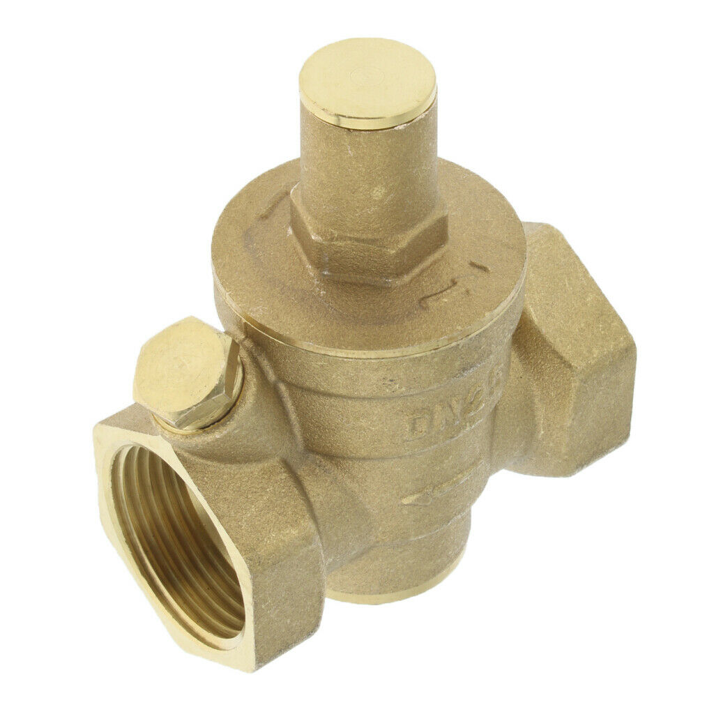 DN25 1 "brass water pressure regulator adjustable thread
