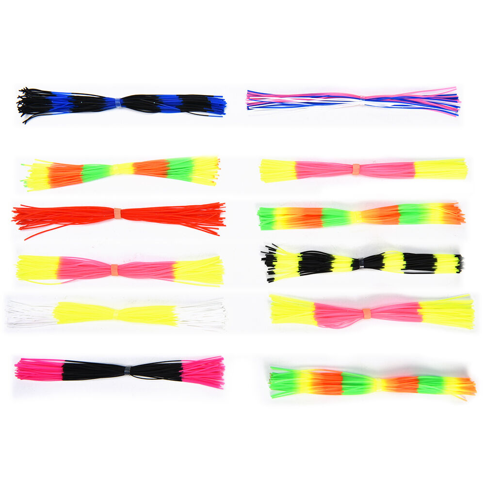 12 Bundles Tying Rubber Threads Straps for Flies Lures Beard wire Makin.l8
