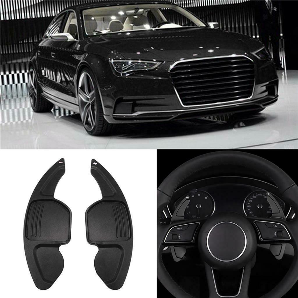 Shift Paddle Shifter Extension fit for Audi A3 A4L A5 A6 A7 A8 S5 Q5 Black