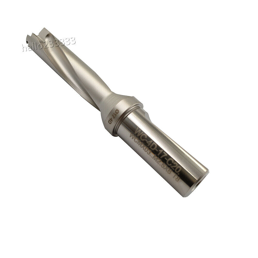 WPD-170-4D-C20 17mm U drill indexable drill For WCMX030208 WCMX carbide insert