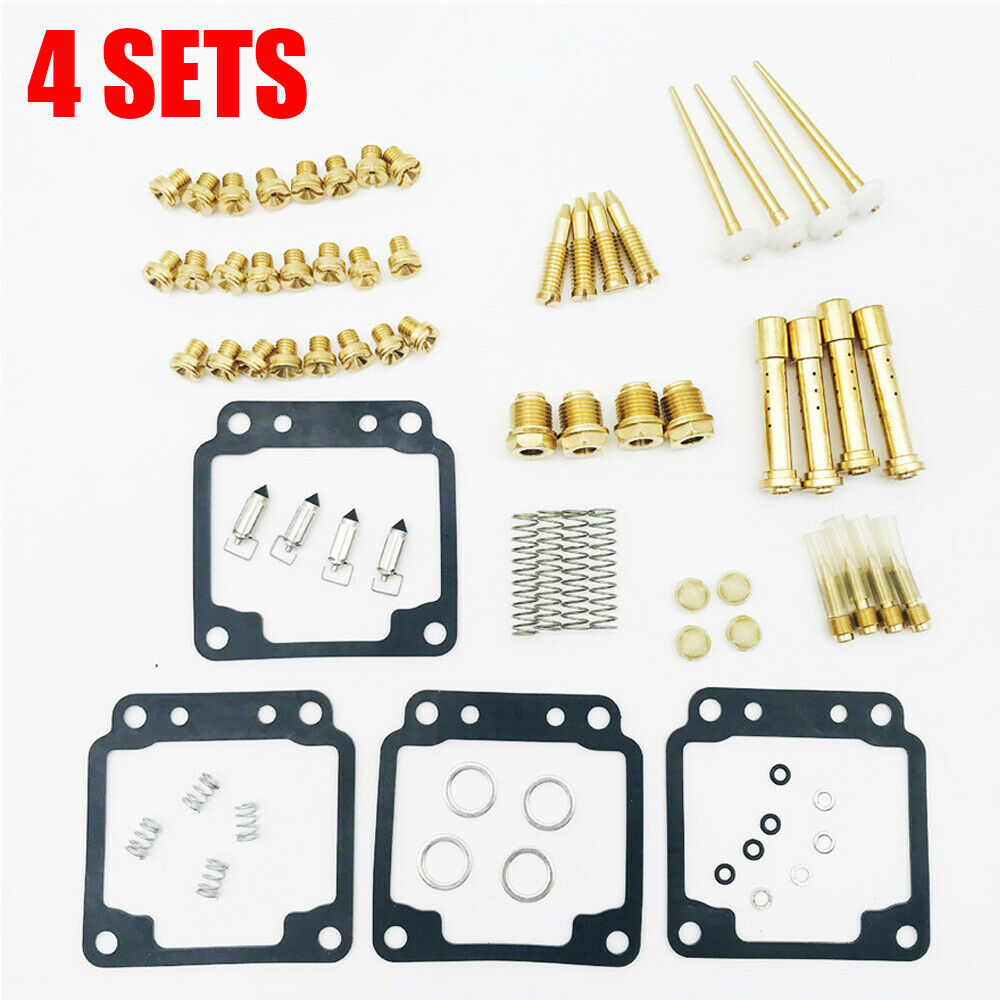 4 SETS Carburetor Carb Rebuild Kit For Yamaha XJ750 / Seca XJ750R XJ 750 Seca