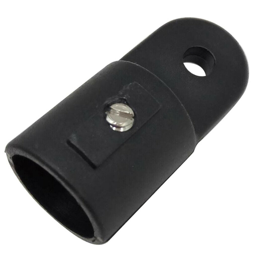 Boat Bimini Fittings Top Cover   Eye End Nylon Black (Outside Version for