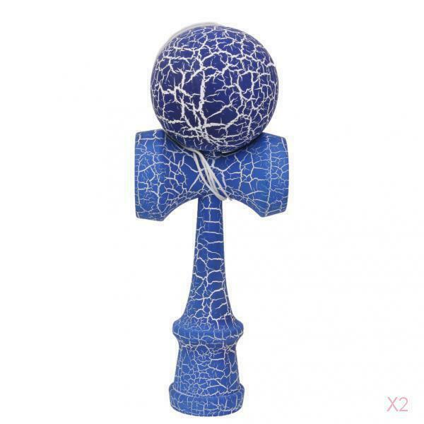 Kendama Toys Wood Crack Paint- Blue