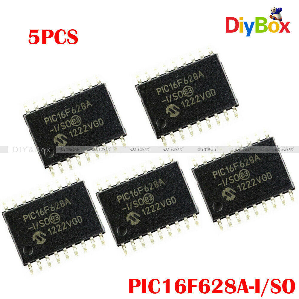 [5PCS] MICROCHIP PIC16F628A-I/SO PIC16F628A SOP-18 CHIP IC PIC16F628A