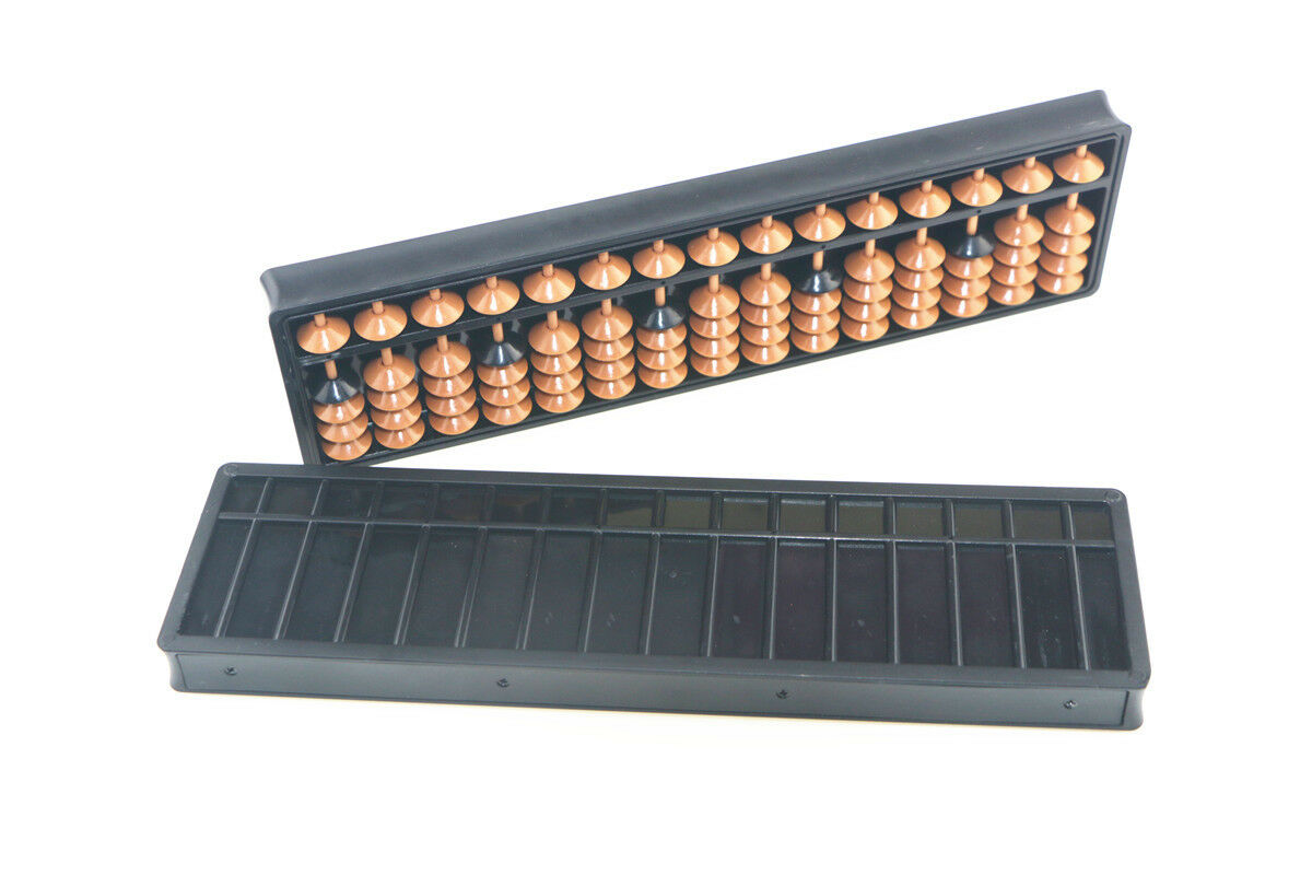 Abacus Soroban 15 Rods Beads Column School Learning Aid Tool For Math Business