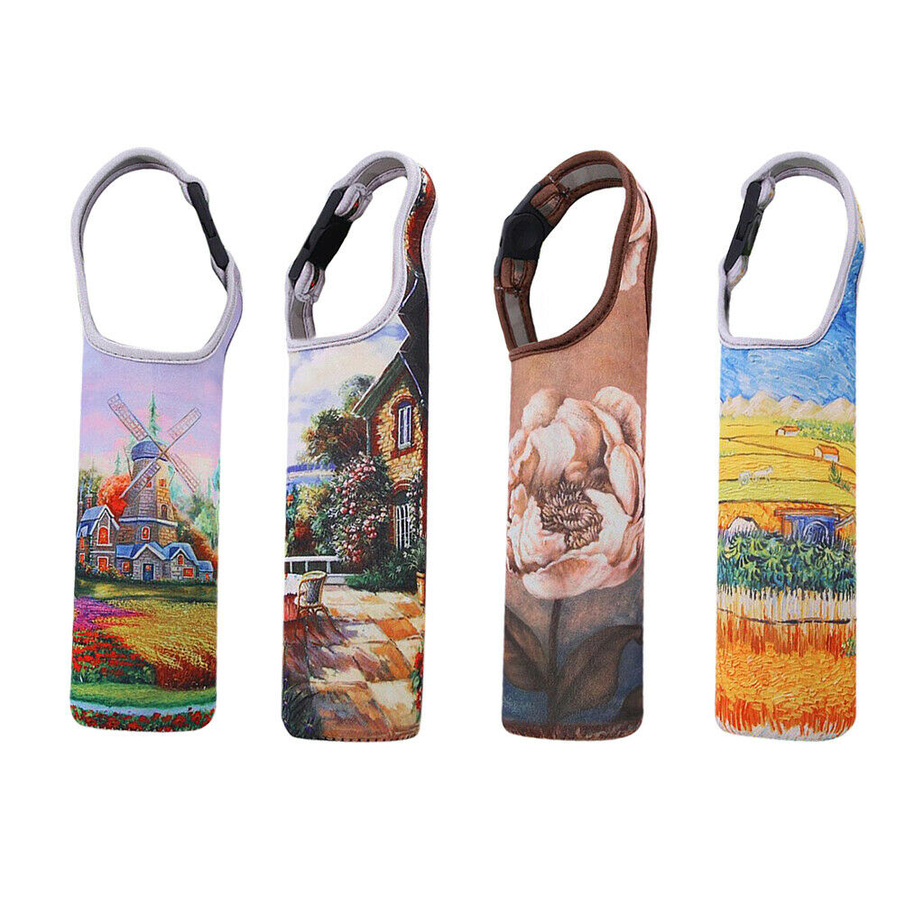 Neoprene Thermal Insulation Cup Sleeve Bottle Tote Cover Holder Windmill