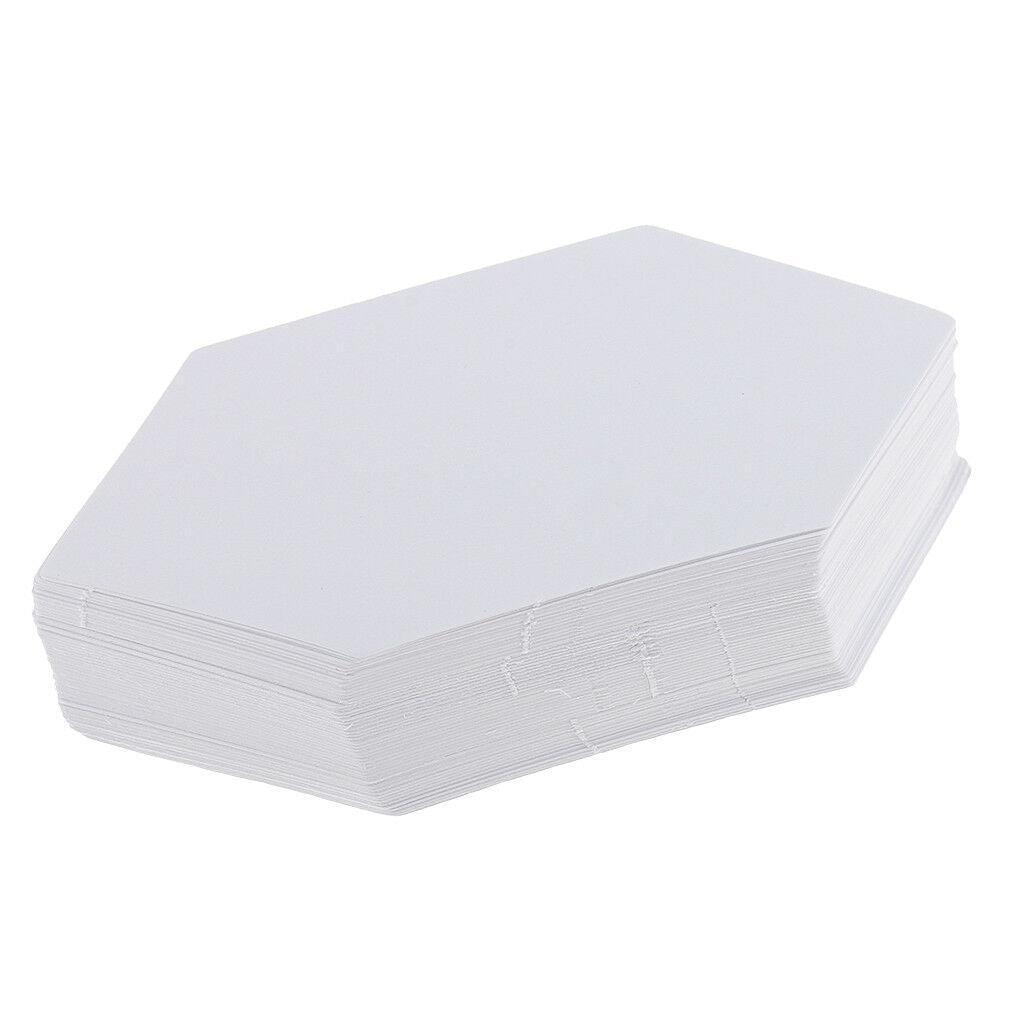 100pcs Hexagon Paper Quilting Template for Patchwork Sewing Craft 79mm