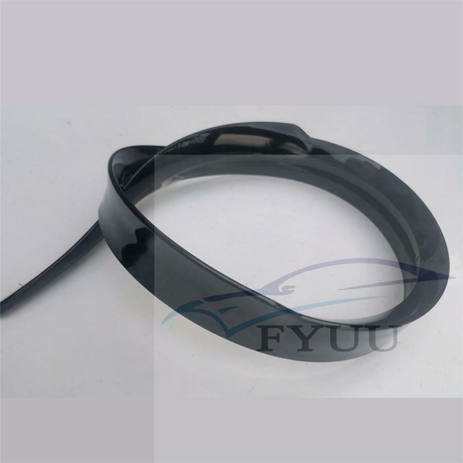Universal Glossy Black Car Rear Spoiler & Roof Wing Splitter Lip Trim 115CM 45"