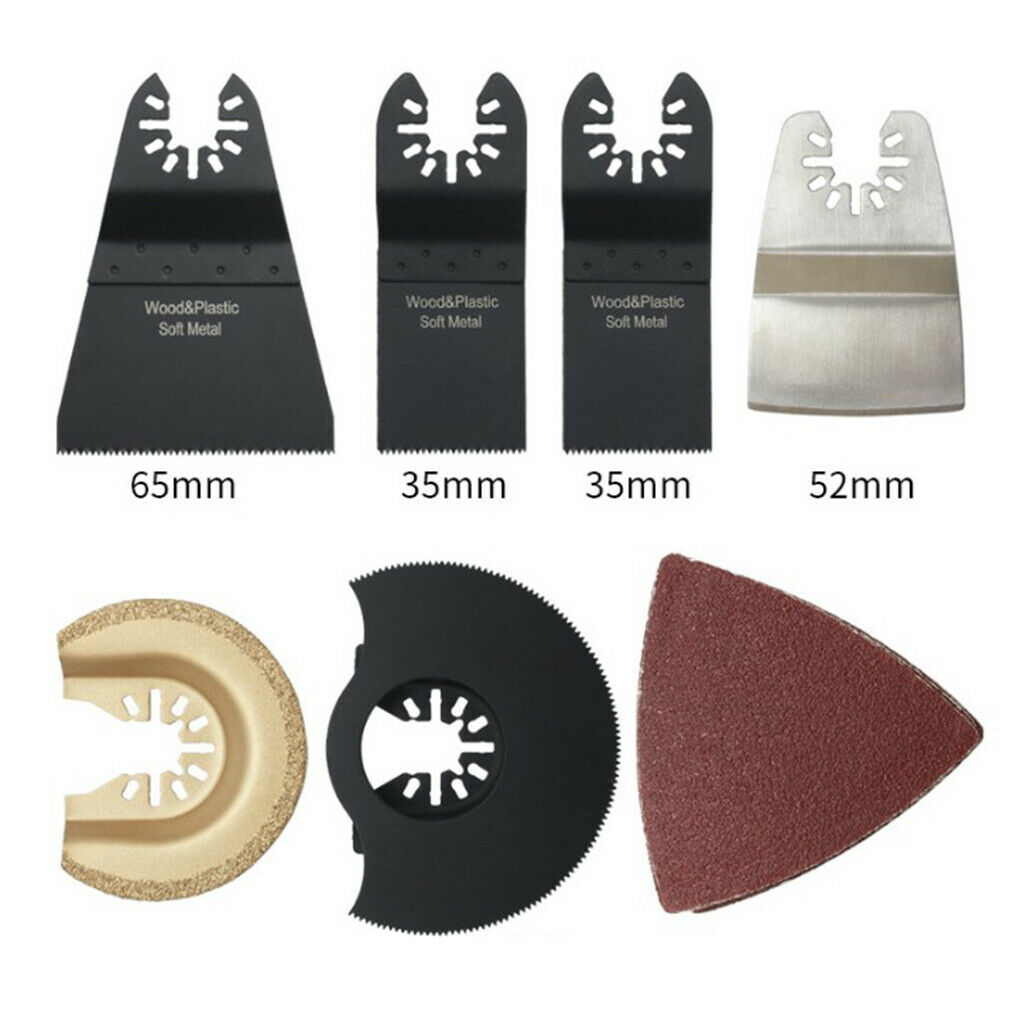 Set of 16 Metal Oscillating Professional Saw Blades Multi-tool Cutting Kits