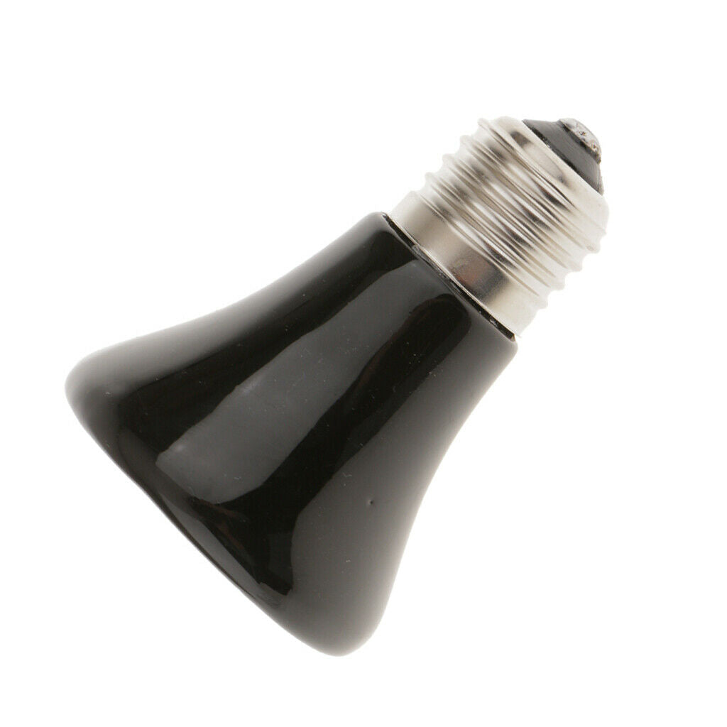 50W Reptile Terrarium Infrared Heat Emitter Basking Spot Light Bulb Dia.60mm