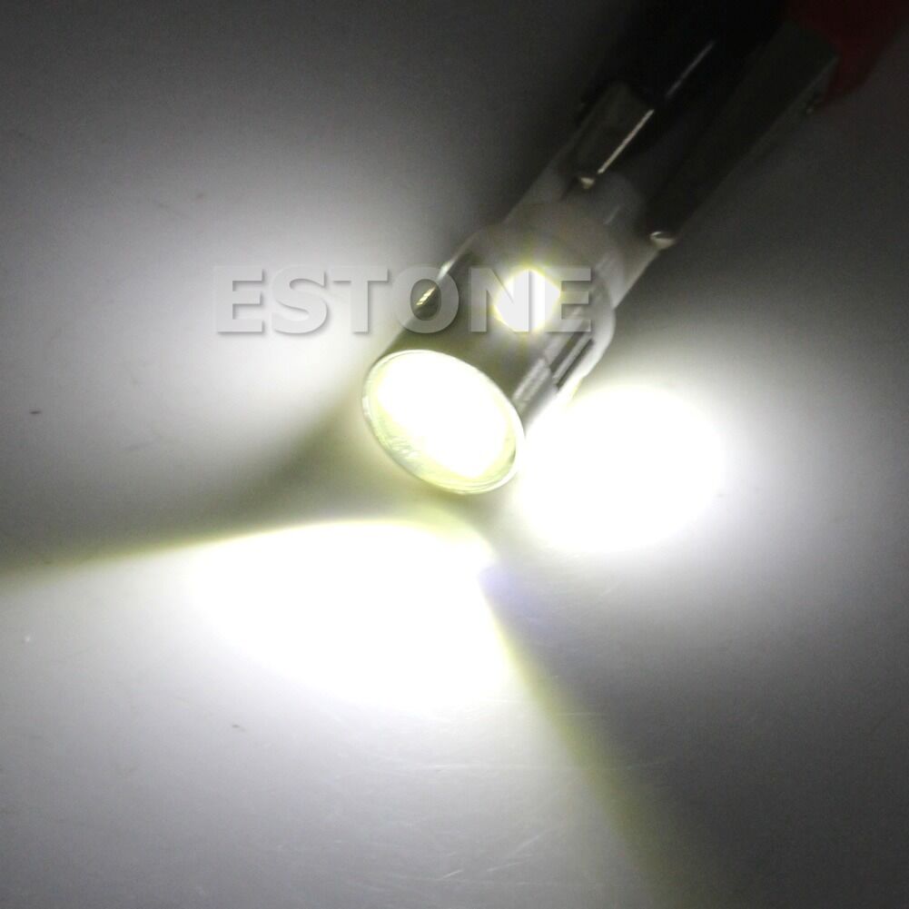 2 x White T10 W5W 5630 6-SMD LED Car Wedge Side Light Bulb Lamp 168 194 192 158