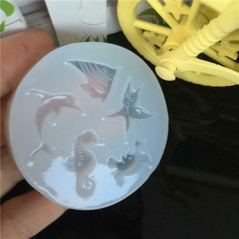 Sea Flounder Shell Starfish Jewelry Soap Silicone Mold Cake Decor Craft Tools