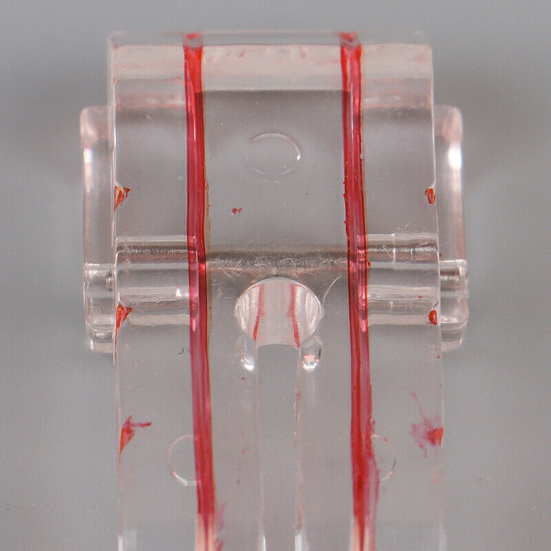 1PcsCenter Line PresserFoot for Multifunction Sewing Machines Plastic Lin.l8