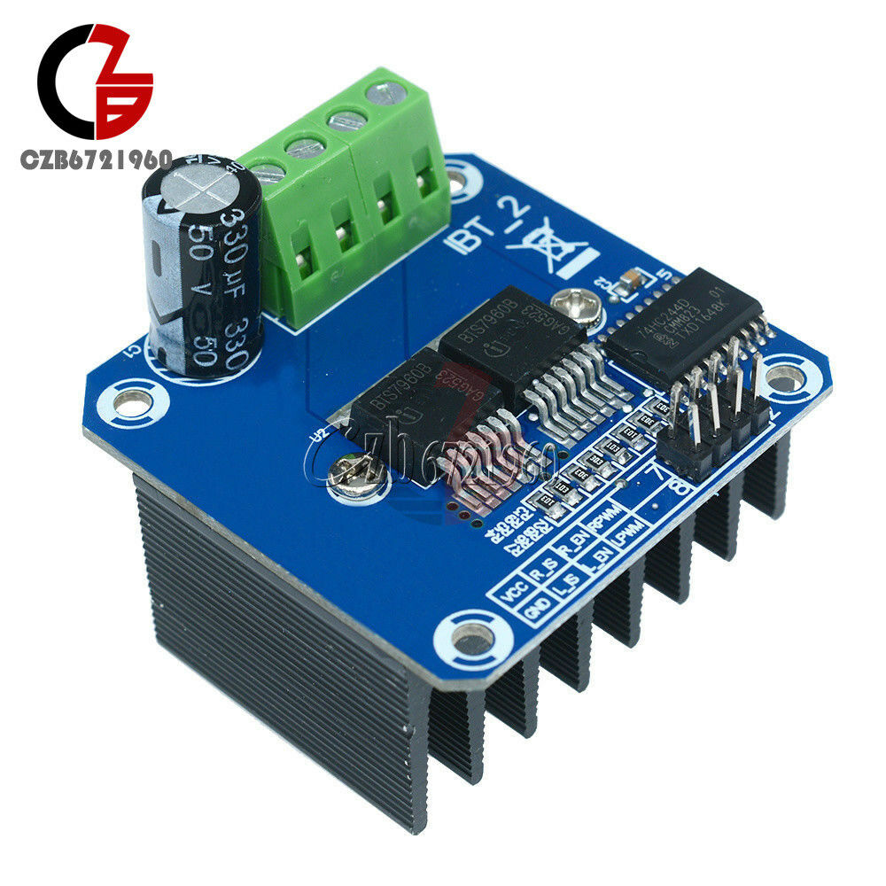 DC 43A Double BTS7960B Stepper Motor Driver H-Bridge PWM for Arduino Smart Car