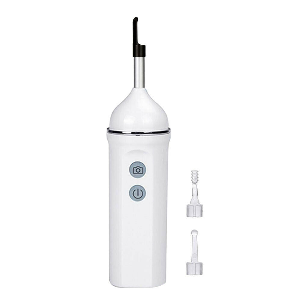 WiFi Wireless Visual Earpick HD Earwax Clean Tool Cleaning Scoop 5.3mm White
