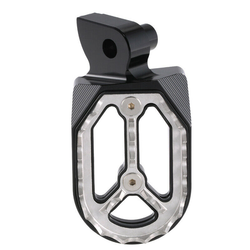 2PCS Motorcycle Pedal Non-slip Rear Foot Pegs Stainless steel Shark tooth Style