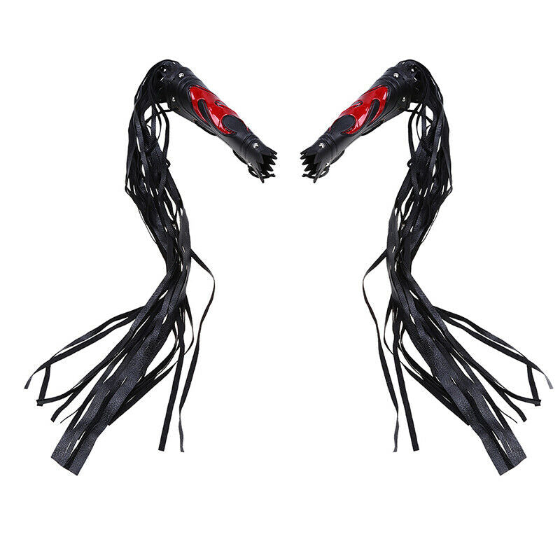Motorbike Grip Lever Covers Straps Fringe Clutch Brake Streamers Tassel New
