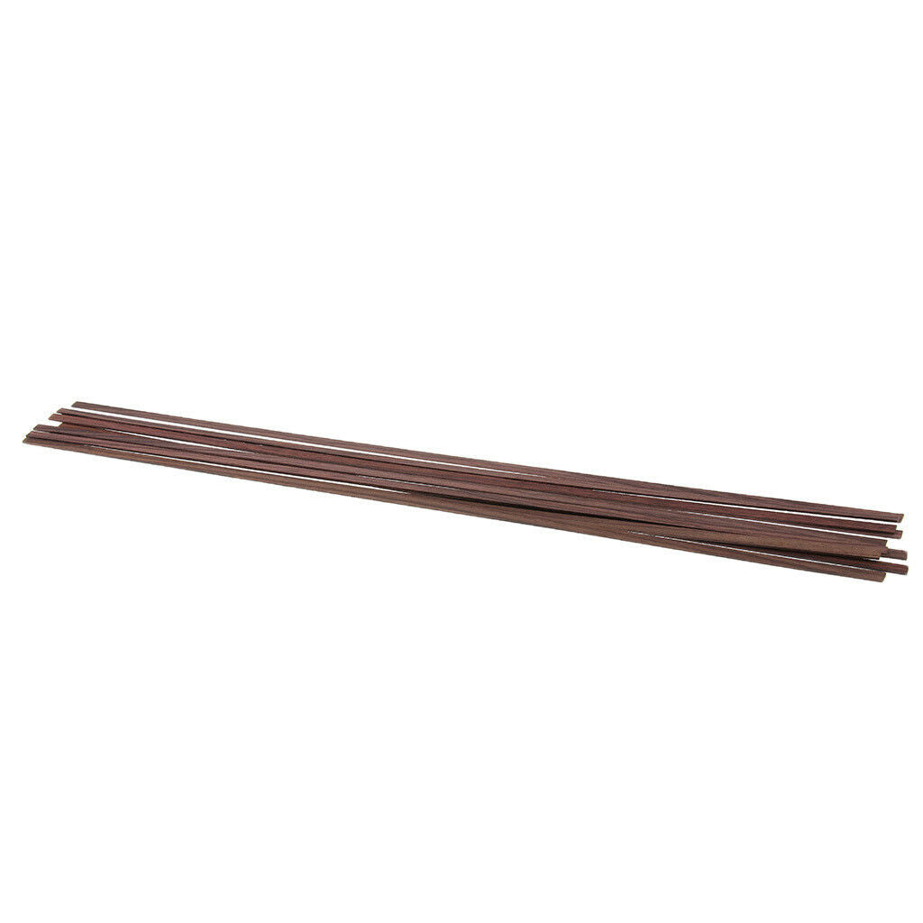 10x Luthier Binding Purfling Inlay Strip for Guitar Parts Accs -Rosewood