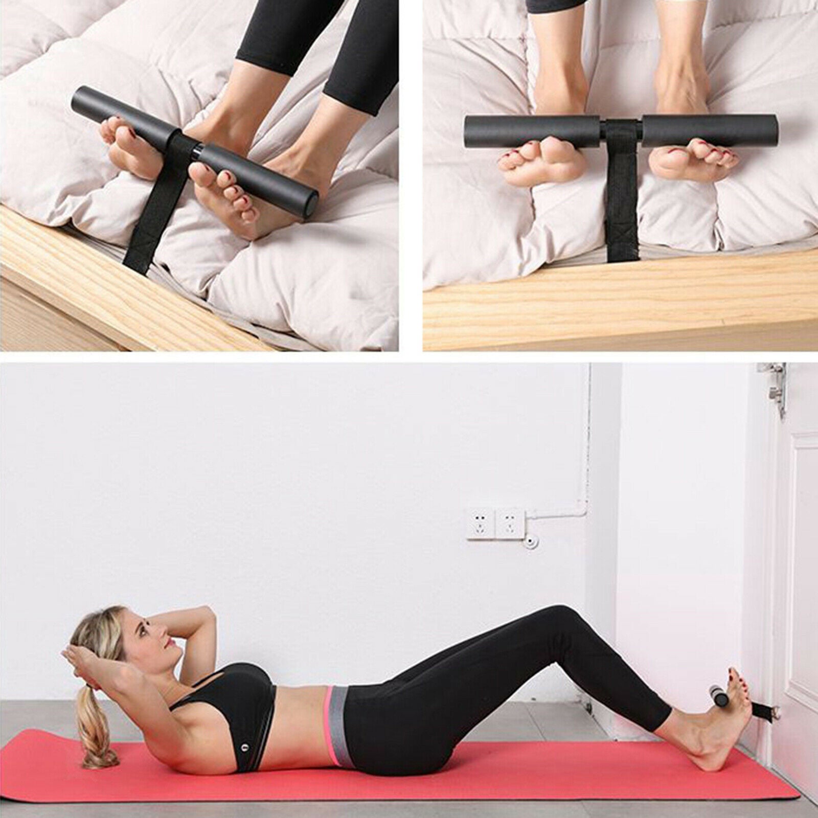 Sit Up Assistant Device for Floor Without Fixing Under Door Abs Exercise