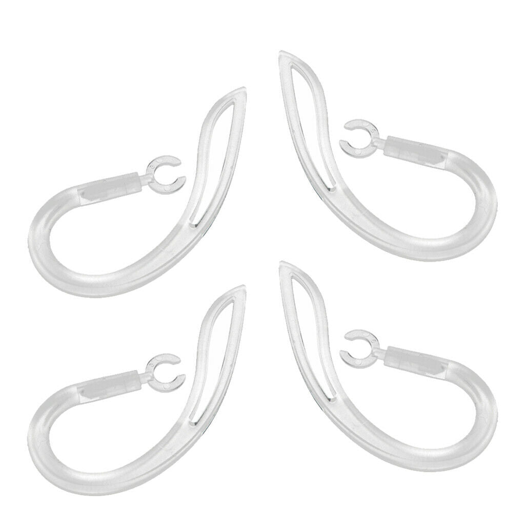 4 Pcs Clear Replacement 5.0mm Headset Earhooks for Plantronics Marque M155