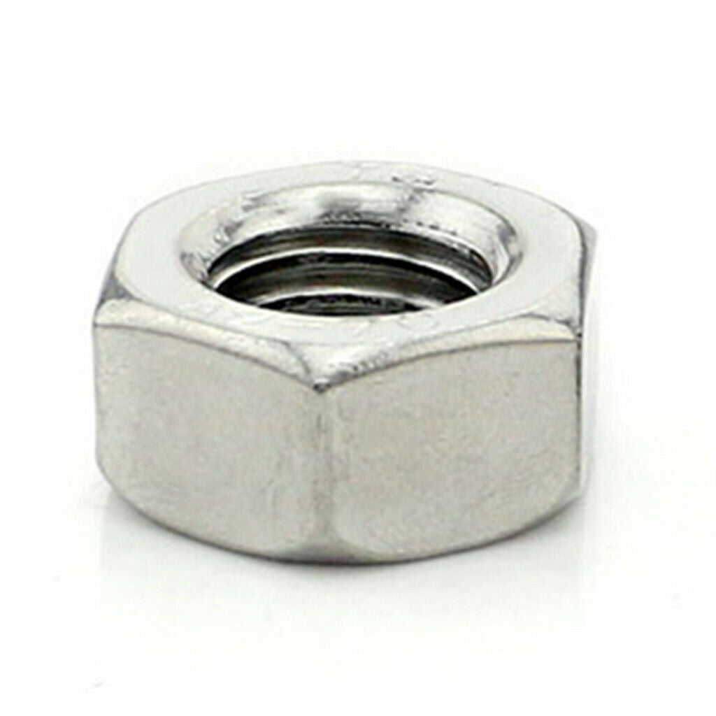 100pcs M3 Nuts A2 Stainless Steel Hex Nuts To Match Our Bolts and Bolts
