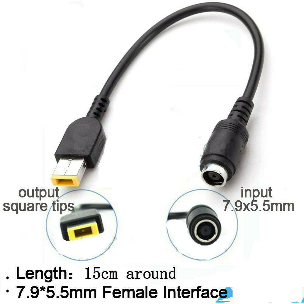 For Lenovo ThinkPad T440 T440S AC Charger Power Supply Adapter Converter Cable