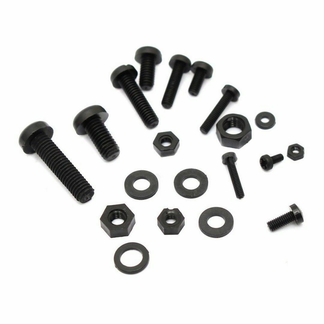 150pcs M2 M2.5 M3 M4 M5 Nylon Hex Screw Bolt Nut Standoff Spacer Assortment Kit
