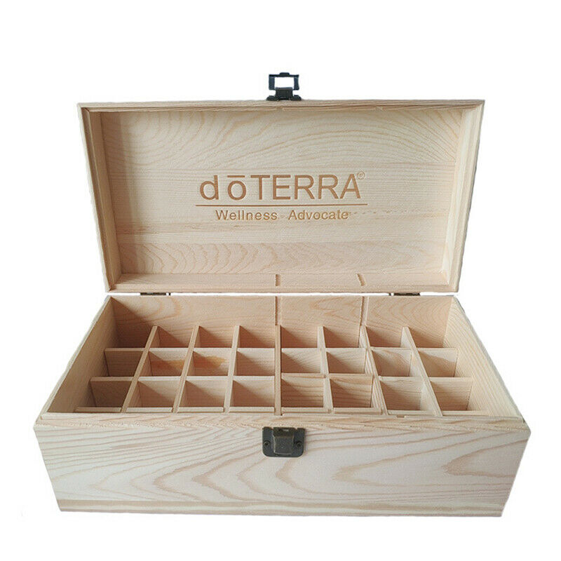32 Grids Essential Oil Natural Wood Box Aromatherapy Wooden Box  OrganizerA Rf